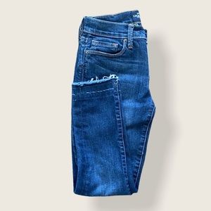 Lucky Sofia Raw Hem Cropped Jeans